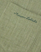 Charger l'image dans la galerie, Maison Labiche Chemise Bonne Graine Gauze Olive Green