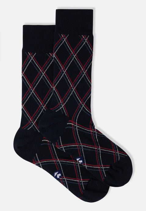 Le Slip Français Chaussettes Lucas Tartan