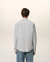 Charger l&#39;image dans la galerie, AMI Chemise Ami de Coeur Oxford Rayé Noir Blanc