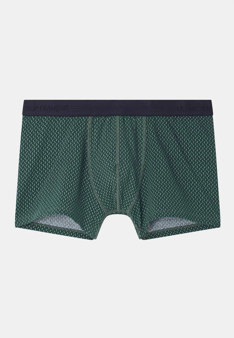 Le Slip Français Boxer Le Marius Zig Zag Sapin