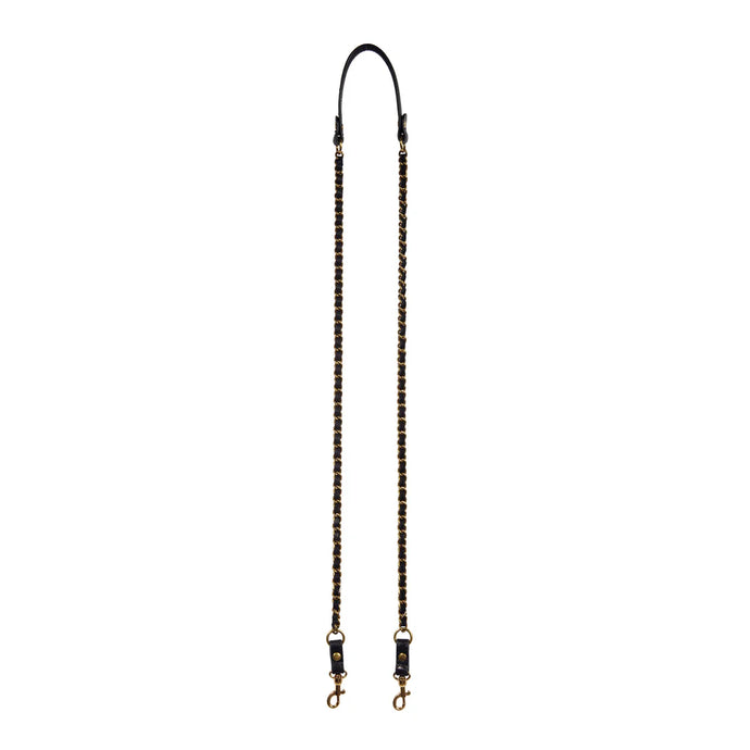 Jerome Dreyfuss Bandoulière Chaine Chèvre Noir