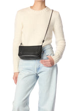 Charger l&#39;image dans la galerie, Jerome Dreyfuss Sac Bobi S Agneau Noir Silver