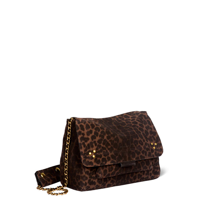 Jerome Dreyfuss Sac Lulu M Imprimé Léopard Naturel