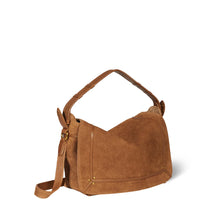 Charger l&#39;image dans la galerie, Jerome Dreyfuss Sac Pepito M Croûte Velours Tabac