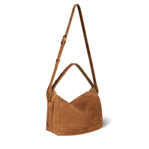 Jerome Dreyfuss Sac Pepito M Croûte Velours Tabac