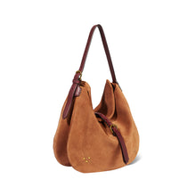 Charger l&#39;image dans la galerie, Jerome Dreyfuss Sac Luis en Velours Caramel