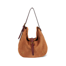 Charger l&#39;image dans la galerie, Jerome Dreyfuss Sac Luis en Velours Caramel