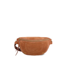 Charger l&#39;image dans la galerie, Jerome Dreyfuss Sac Banane Lino en Velours Caramel