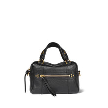 Charger l&#39;image dans la galerie, Jerome Dreyfuss Sac Lucky Bowling Mini Buffle Noir Brass