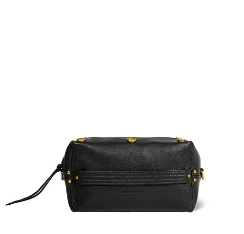 Jerome Dreyfuss Pochette Lucky Case Chèvre Noir Grainé