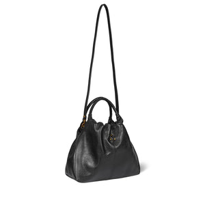 Jerome Dreyfuss Sac Gordi M en Buffle Noir Brass