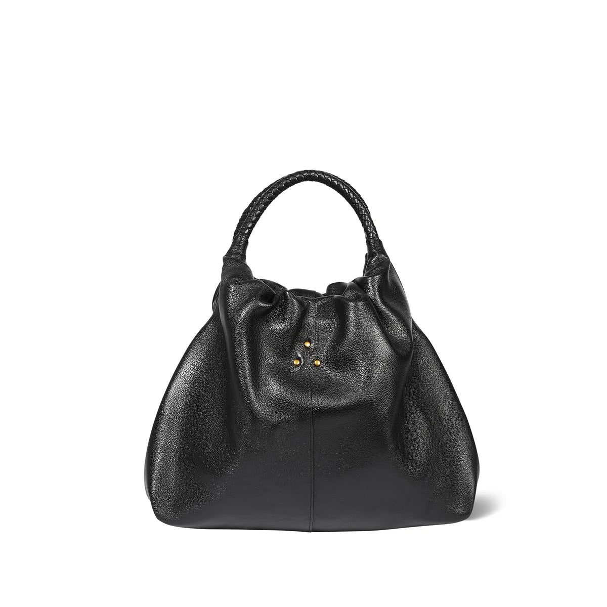 Jerome Dreyfuss Sac Gordi M en Buffle Noir Brass
