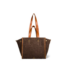Charger l'image dans la galerie, Jerome Dreyfuss Sac Cabas Léon S Toile Chocolat