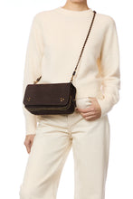 Charger l'image dans la galerie, Jerome Dreyfuss Sac Bobi Taurillon Imprimé Croco Moka