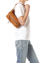 Charger l'image dans la galerie, Jerome Dreyfuss Sac Lucky Hobo Small Velours Caramel