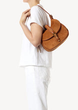 Charger l'image dans la galerie, Jerome Dreyfuss Sac Gildas Croûte Velours Caramel