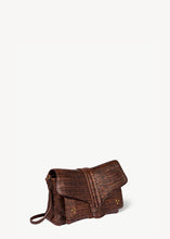 Charger l'image dans la galerie, Jerome Dreyfuss Sac Harry M Mouton Imprimé Croco Cigare