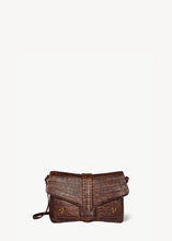 Charger l'image dans la galerie, Jerome Dreyfuss Sac Harry M Mouton Imprimé Croco Cigare