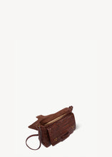 Charger l'image dans la galerie, Jerome Dreyfuss Sac Harry S Mouton Imprimé Croco Cigare