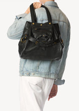 Charger l'image dans la galerie, Jerome Dreyfuss Sac Billy M Agneau Bubble Noir