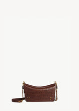 Charger l'image dans la galerie, Jerome Dreyfuss Sac Bobi S Mouton Imprimé Croco Cigare