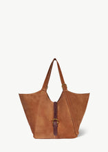 Charger l'image dans la galerie, Jerome Dreyfuss Sac Cabas Joseph M Croûte Velours Caramel