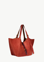 Charger l'image dans la galerie, Jerome Dreyfuss Sac Joseph M Croûte Velours Rouille