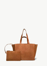 Charger l'image dans la galerie, Jerome Dreyfuss Sac Cabas Léon M Croûte Velours Caramel