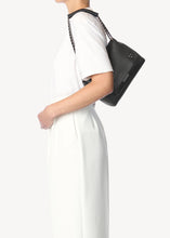 Charger l'image dans la galerie, Jerome Dreyfuss Sac Lulu M Veau Noir Silver