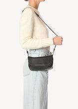 Charger l'image dans la galerie, Jerome Dreyfuss Sac Bobi S Agneau Noir Silver