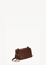 Charger l'image dans la galerie, Jerome Dreyfuss Sac Bobi Mouton Imprimé Croco Cigare