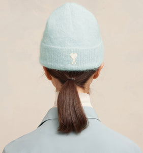 AMI Bonnet Ami de coeur en Alpaga Aquamarine