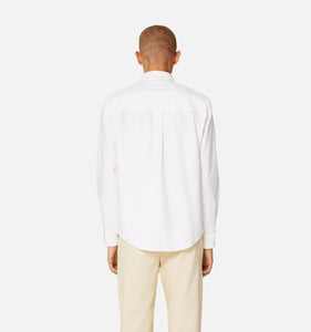 AMI Chemise Ami de coeur Oxford Blanc
