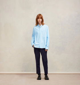 AMI Chemise Ami de Coeur Oxford Bleu ciel