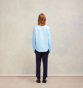 AMI Chemise Ami de Coeur Oxford Bleu ciel