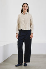 Charger l'image dans la galerie, Pomandère Pantalon en Flanelle Coton Laine Bleu
