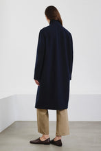 Charger l'image dans la galerie, Pomandère Manteau en Drap de Laine Bleu