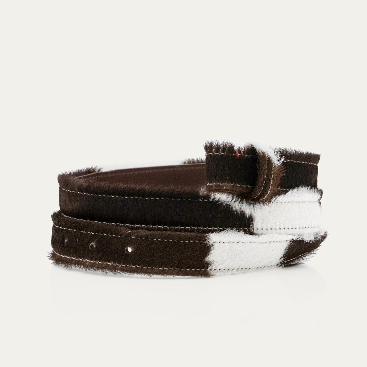 Claris Virot Ceinture Sans Boucle en Cuir Rodéo