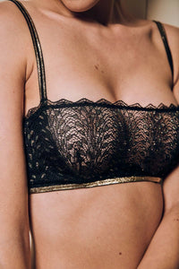 La Nouvelle Bandeau Catherine Caviar Lace