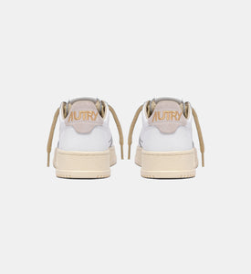 Autry Sneakers Medalist 01 Low Leather Lurex Gold SW01