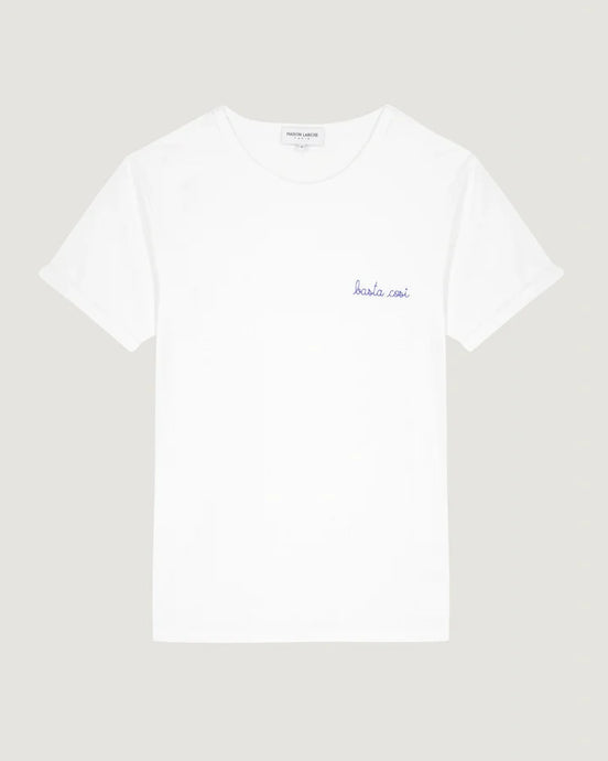 Maison Labiche T-Shirt Basta Cosi White
