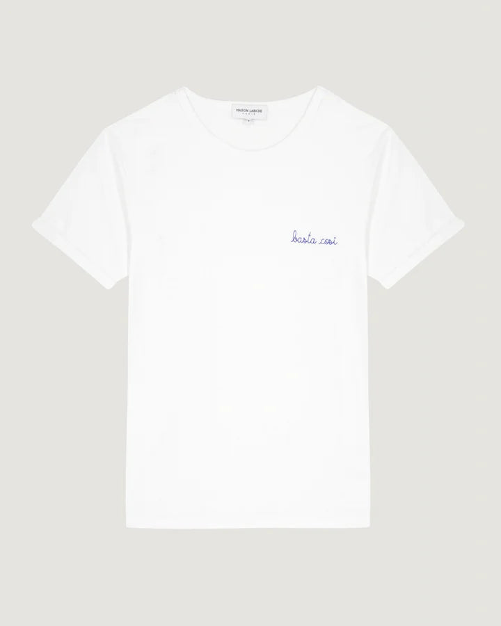 Maison Labiche T-Shirt Basta Cosi White