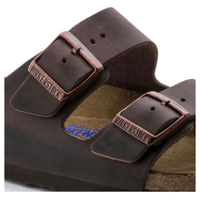 Charger l&#39;image dans la galerie, Birkenstock Sandales Arizona Etroite Huile Habana