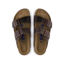 Charger l&#39;image dans la galerie, Birkenstock Sandales Arizona Etroite Huile Habana