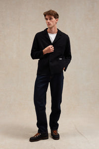 Le Minor Blazer Milano en Laine Marine