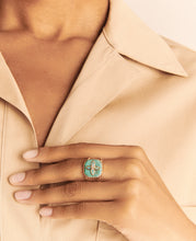 Charger l&#39;image dans la galerie, Pascale Monvoisin Bague Bowie N2 Turquoise