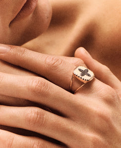 Pascale Monvoisin Bague Bowie N2 Diamant Blanc
