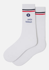 Le Slip Français Chaussettes Lucas Porte Bonheur Blanc