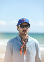 Charger l'image dans la galerie, Drapeau Noir Chemise Denim Col Tailleur Bleached Japonais