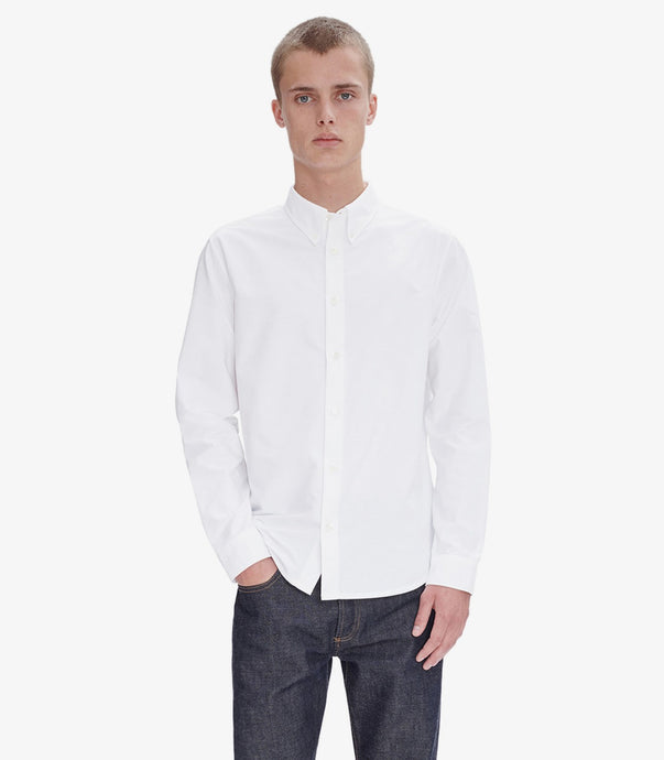 A.P.C. Chemise Greg Blanc